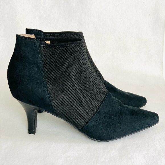 Life Stride Simply Comfort Black Heel Ankle Boot 9.5 - Picture 6 of 12
